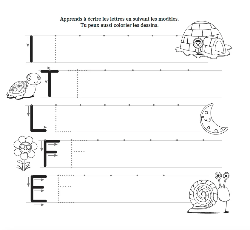 Les Incollables Majuscules cartes à gratter éducatives 5 cartes