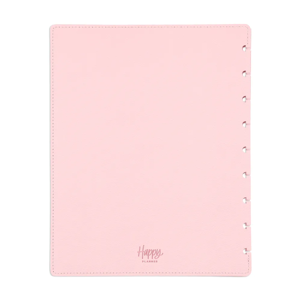 Happy Planner Classic Blush Deluxe couverture agenda simili cuir