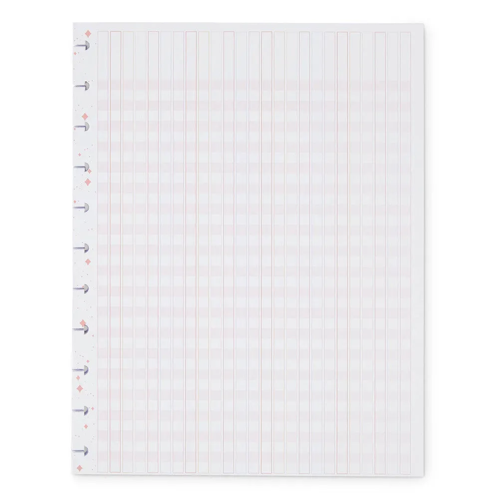 Happy Planner Groovy Day Big papier recharge checklist 40 feuilles