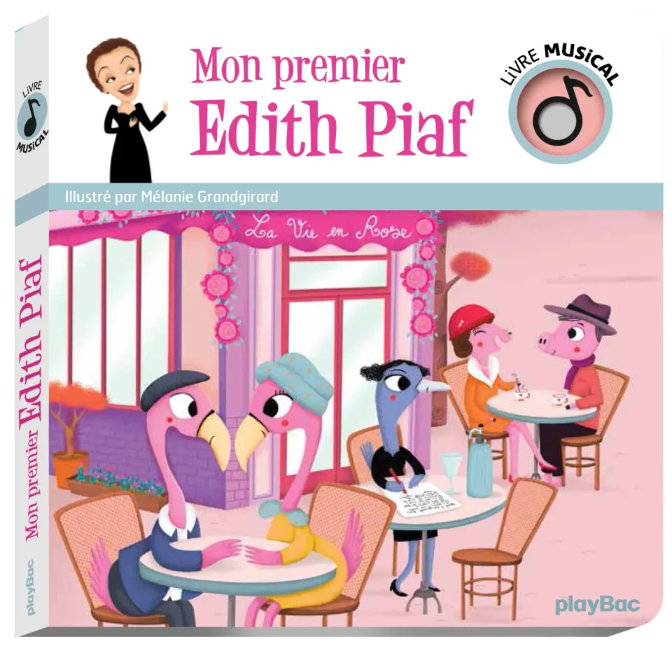 Mon premier Edith Piaf livre musical bébé 5 chansons
