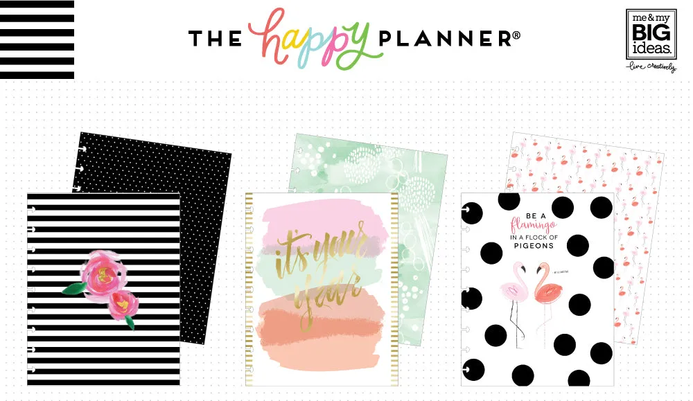 Happy Planner It's Your Year couvertures Classic x3 plastifiées