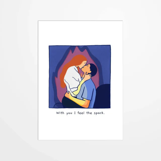 My365 Lorraine Sorlet With you carte postale couple