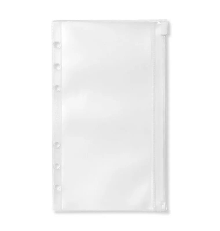 Filofax Personal pochette transparente à zip