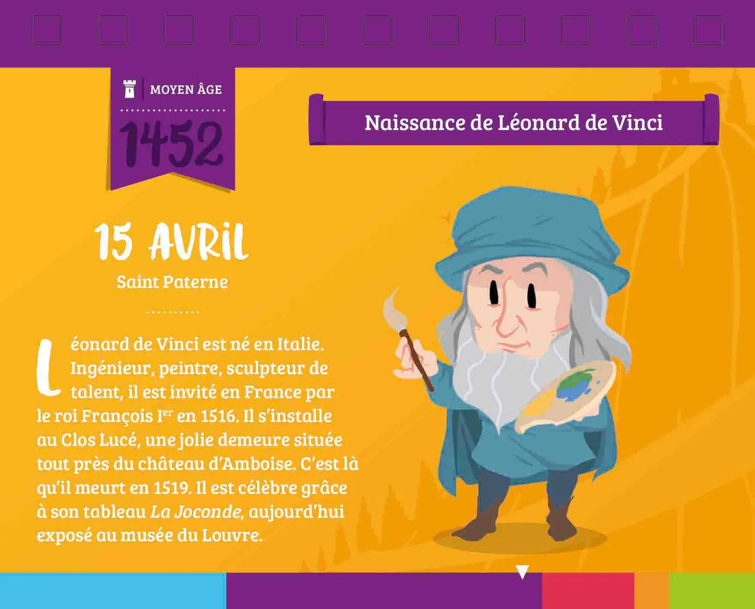 Quelle Histoire 365 personnages calendrier histoire de France