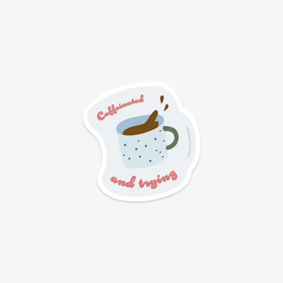Kartotek Coffee sticker vinyle mat café