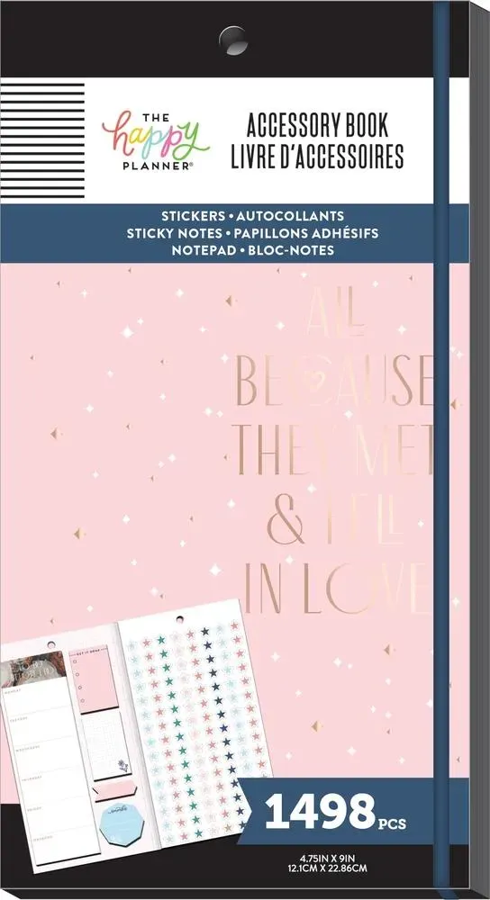 Happy Planner Wedding kit autocollants mariage 1498 pcs