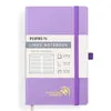 Poprun CH127L carnet ligné A5 violet 128 pages