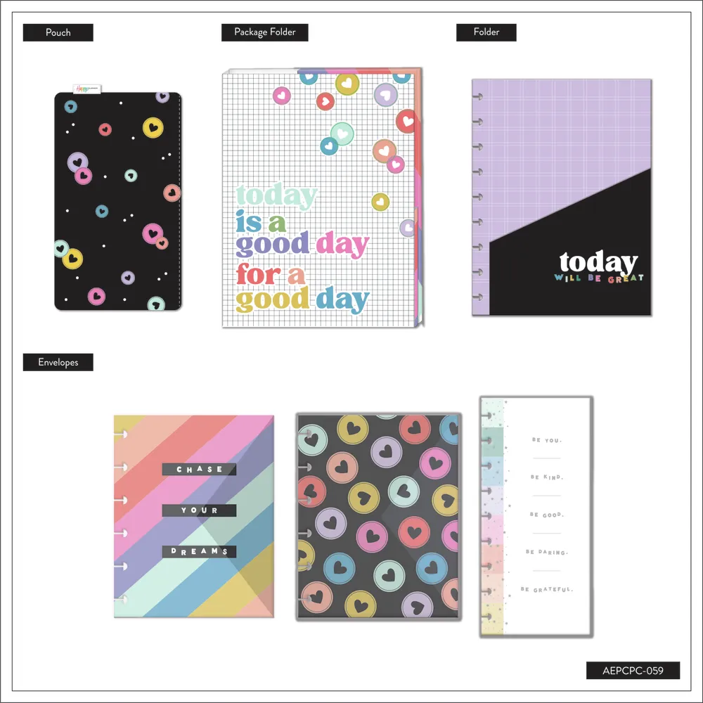 Happy Planner Happy Brights Classic compagnon accessoires pochette