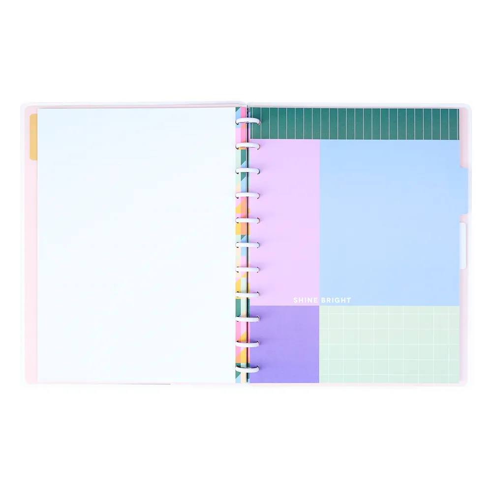 Happy Planner Building Blocks carnet big pointillé ligné 60 feuilles