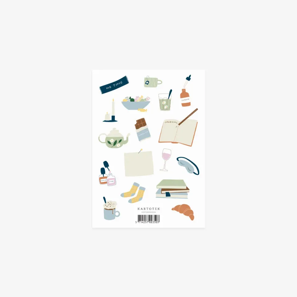 Kartotek Me Time stickers journal mignon
