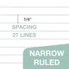 Poprun LP5080NR-P3 bloc-notes 13x20 cm ligné lot de 3