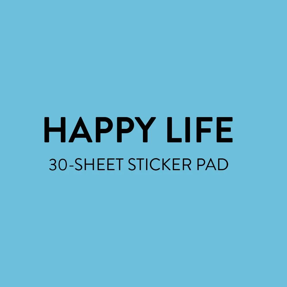 Happy Planner Happy Life stickers 832 pièces aquarelle