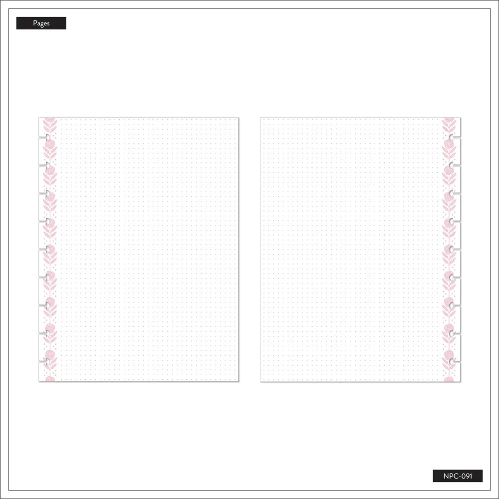 Happy Planner Western Wildflower carnet pointillé Classic