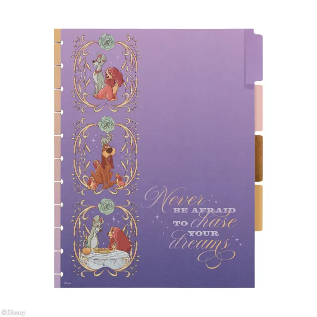 Happy Planner Disney Lady Tramp extension planner Big 4 mois