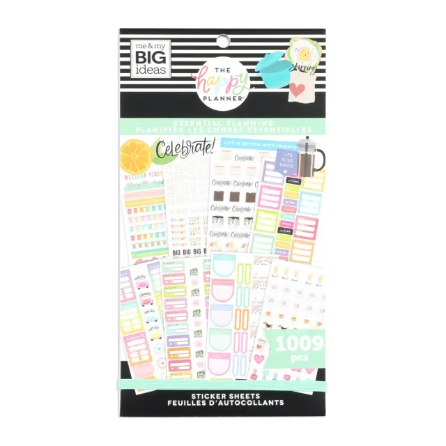 Happy Planner Essential Planning stickers value pack 1009