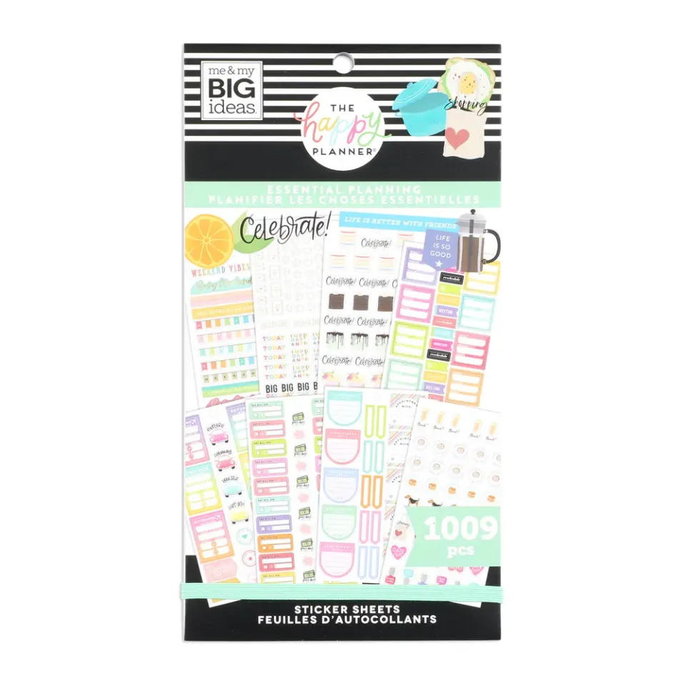 Happy Planner Essential Planning stickers value pack 1009