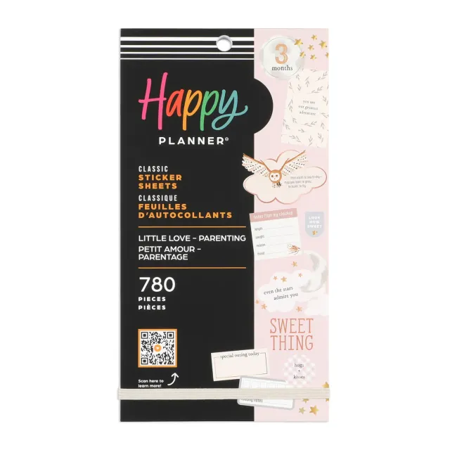 Happy Planner Little Love Baby stickers naissance 780 pièces