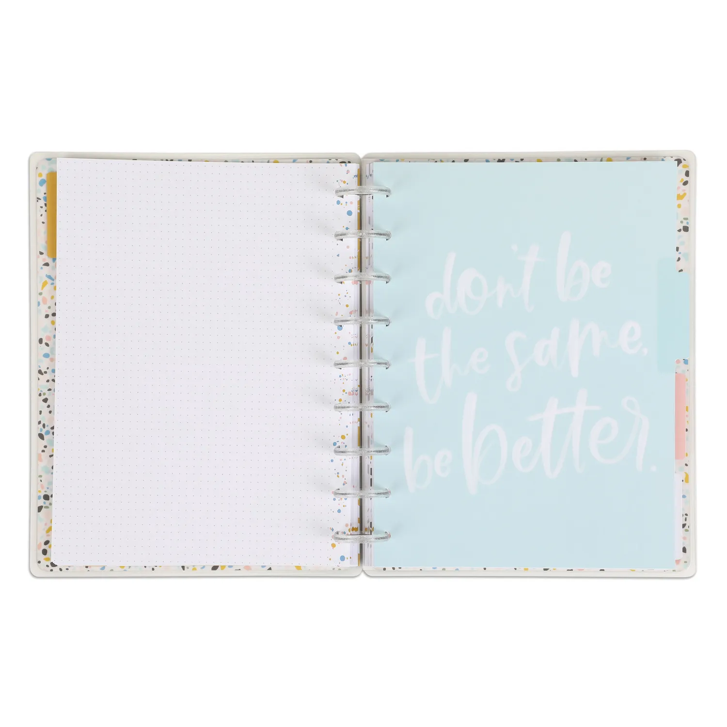 Happy Planner Progress Classic journal guidé à disques bien-être
