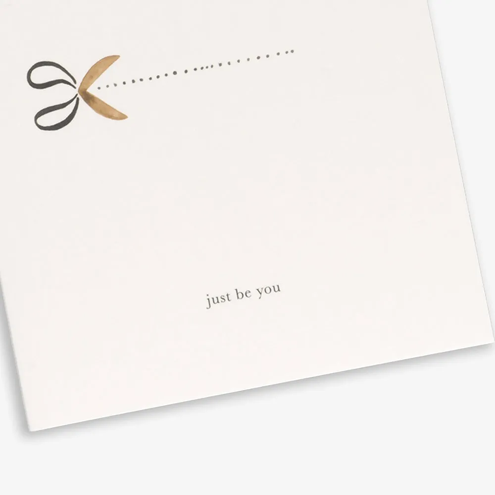 Kartotek Scissors carte de vœux avec enveloppe illustrée