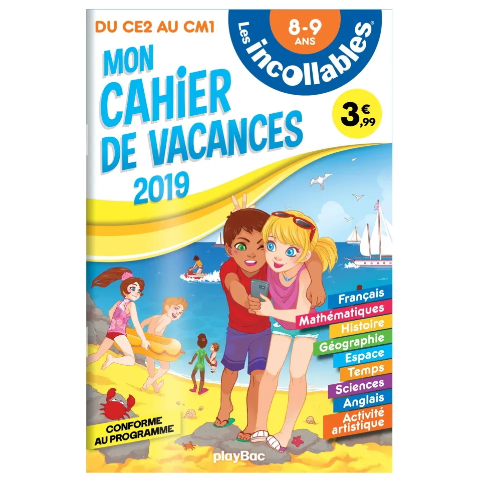 Les Incollables CE2-CM1 cahier de vacances 2019 toutes matières