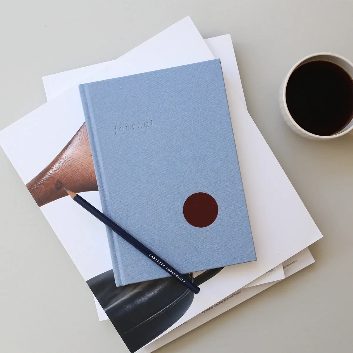 Kartotek Hardcover Notebook A5 carnet bleu ligné