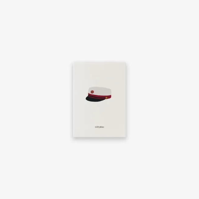 Kartotek Student petite carte tillykke rouge A7
