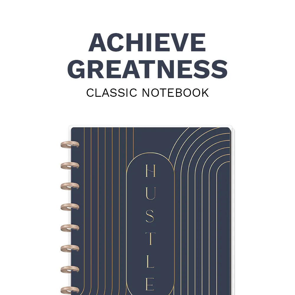 Happy Planner Achieve Greatness carnet Classic à anneaux pointillés