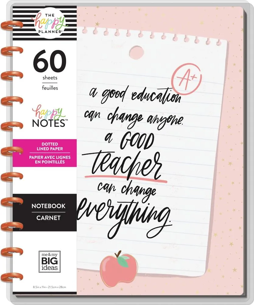 Happy Planner Change Everything bloc notes Big ligné
