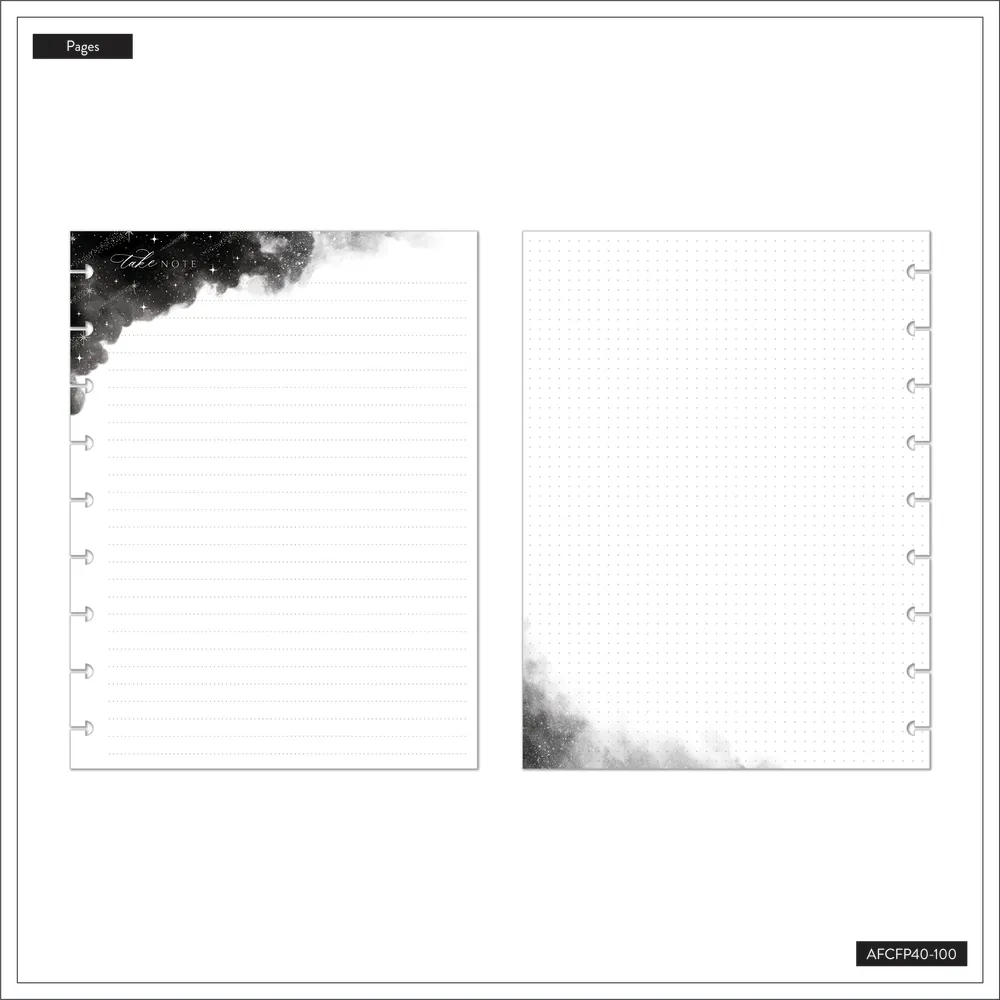 Happy Planner Celestial Elegance papier ligné Classic 40 feuilles