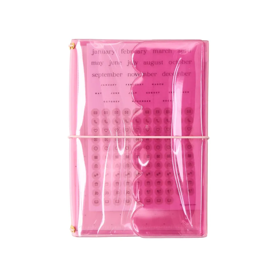 Happy Planner Sugar Petal folio vinyle A5 bundle stickers