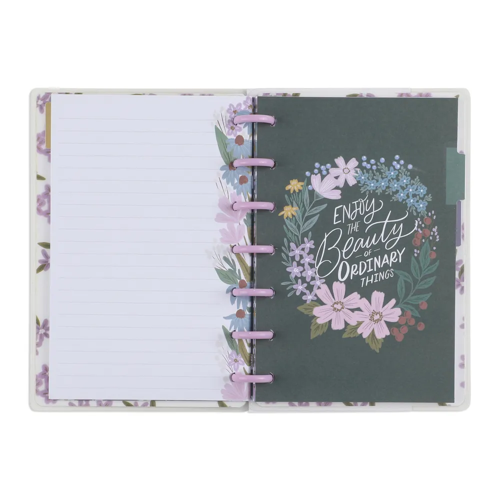 Happy Planner Made to Bloom carnet ligné mini floral