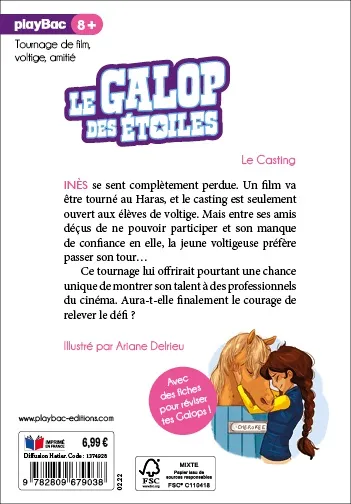 Frigobloc Le Galop des Étoiles Le Casting Tome 8 roman cheval