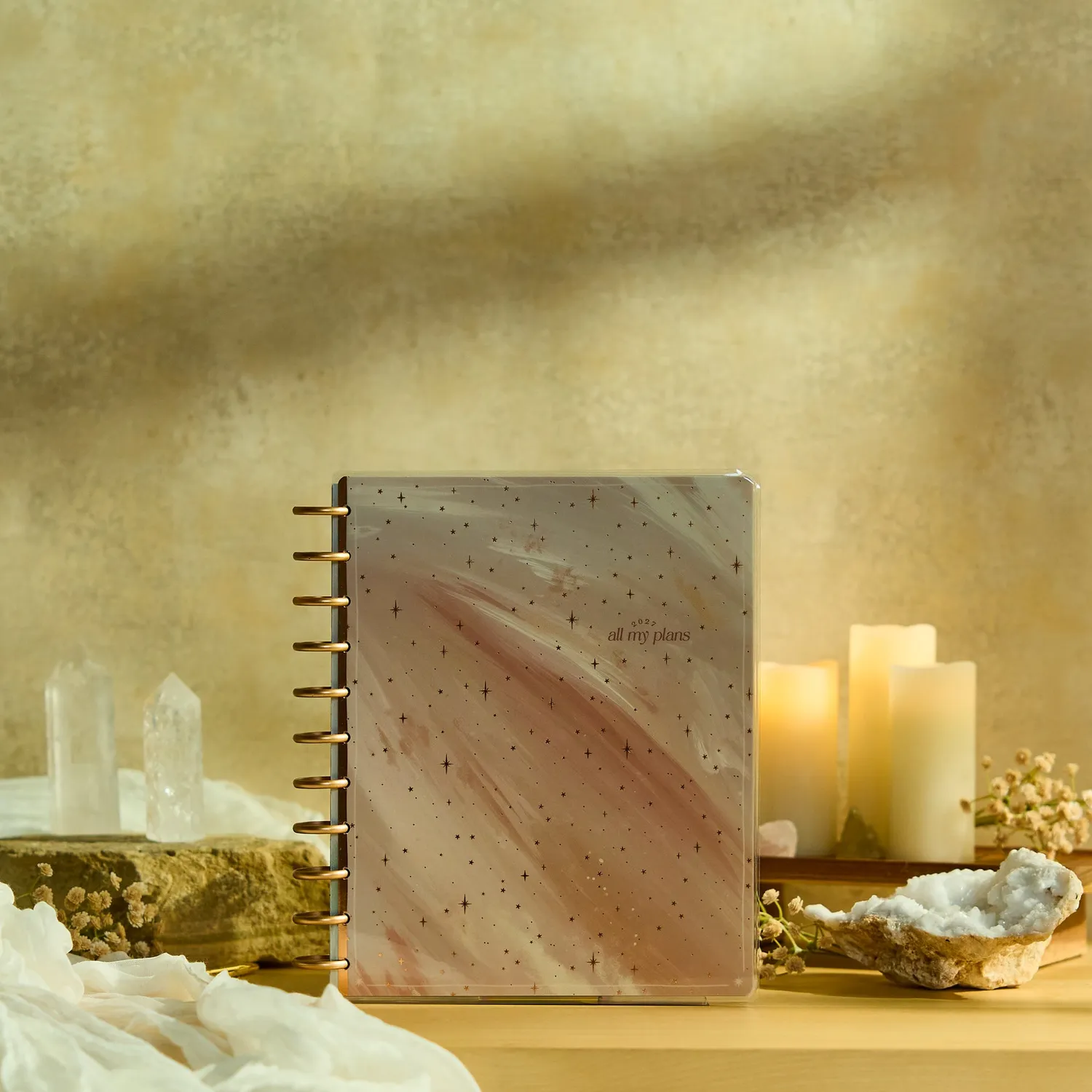 Happy Planner Starlit Glow agenda Big 2027 horizontal