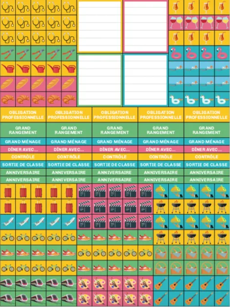 Frigobloc ultra simple calendrier familial sept 2020-déc 2021