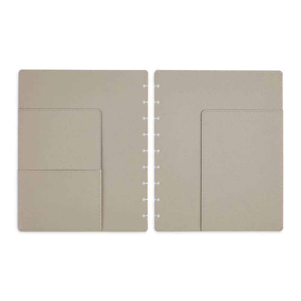 Happy Planner Classic housse Smoke simili cuir gris