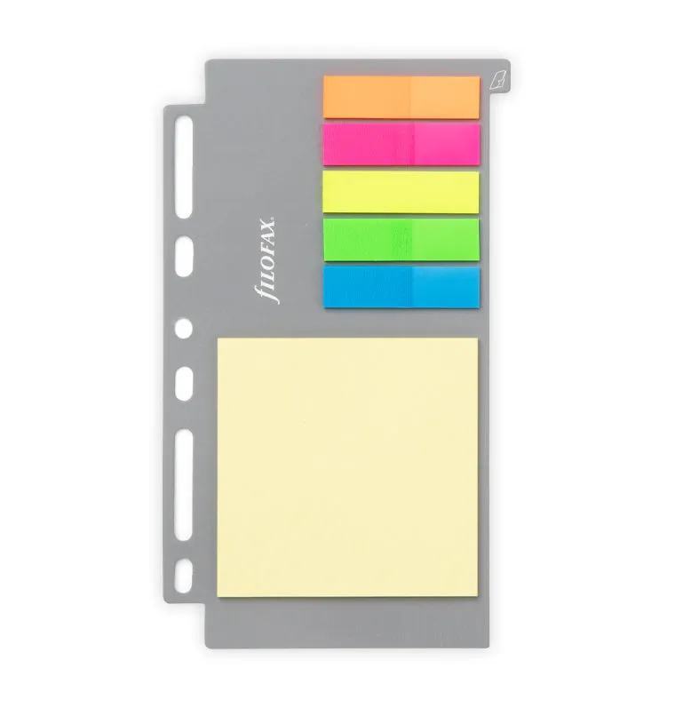 Filofax Classic mémo adhésif large 6 couleurs