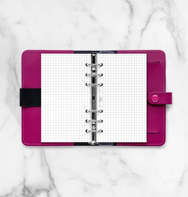 Filofax Classic recharge papier quadrillé personal 20 feuilles