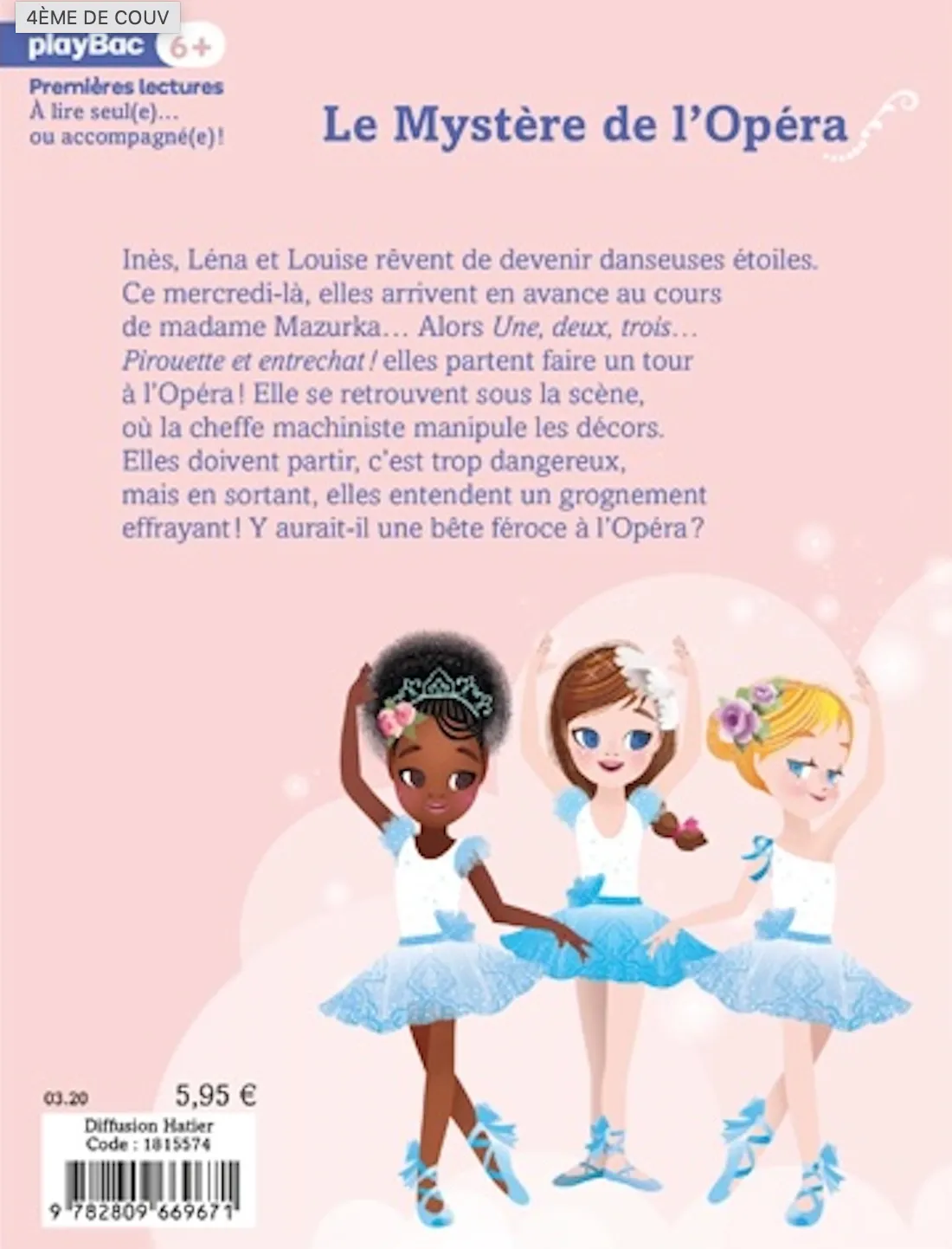 Frigobloc Une deux trois Danseuses Tome 5 roman danse 6 ans