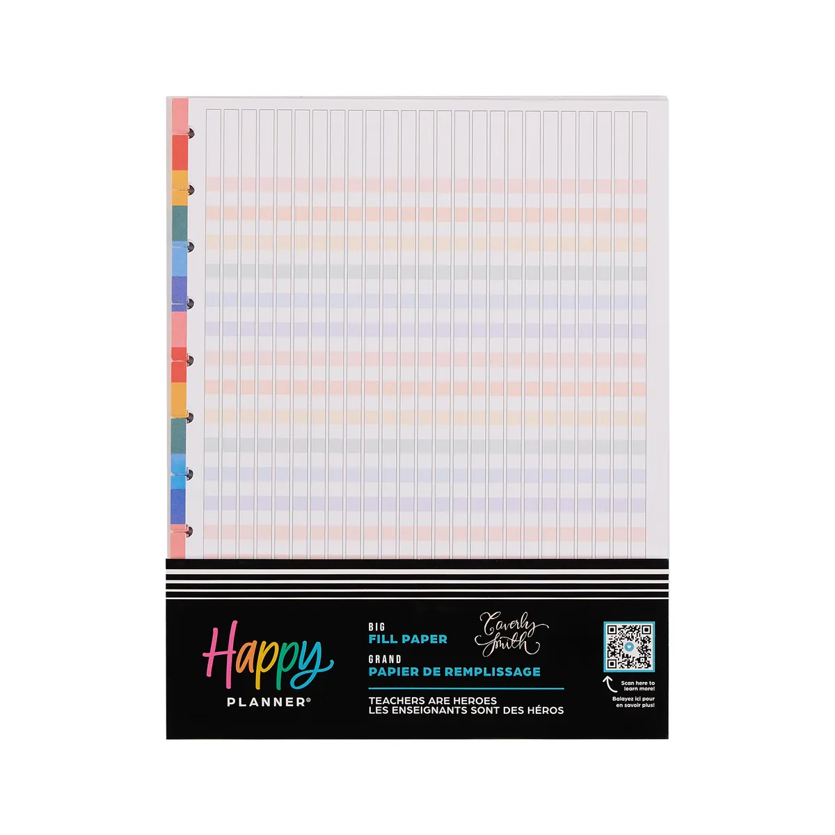 Happy Planner Teachers Are Heroes Big recharge checklist 40 feuilles