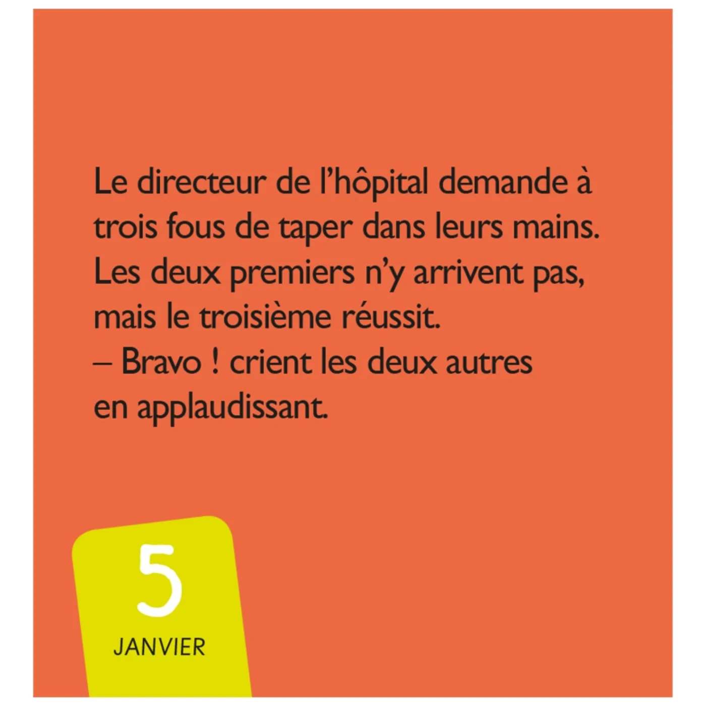 365 blagues de fous Mini calendrier enfant blagues récré