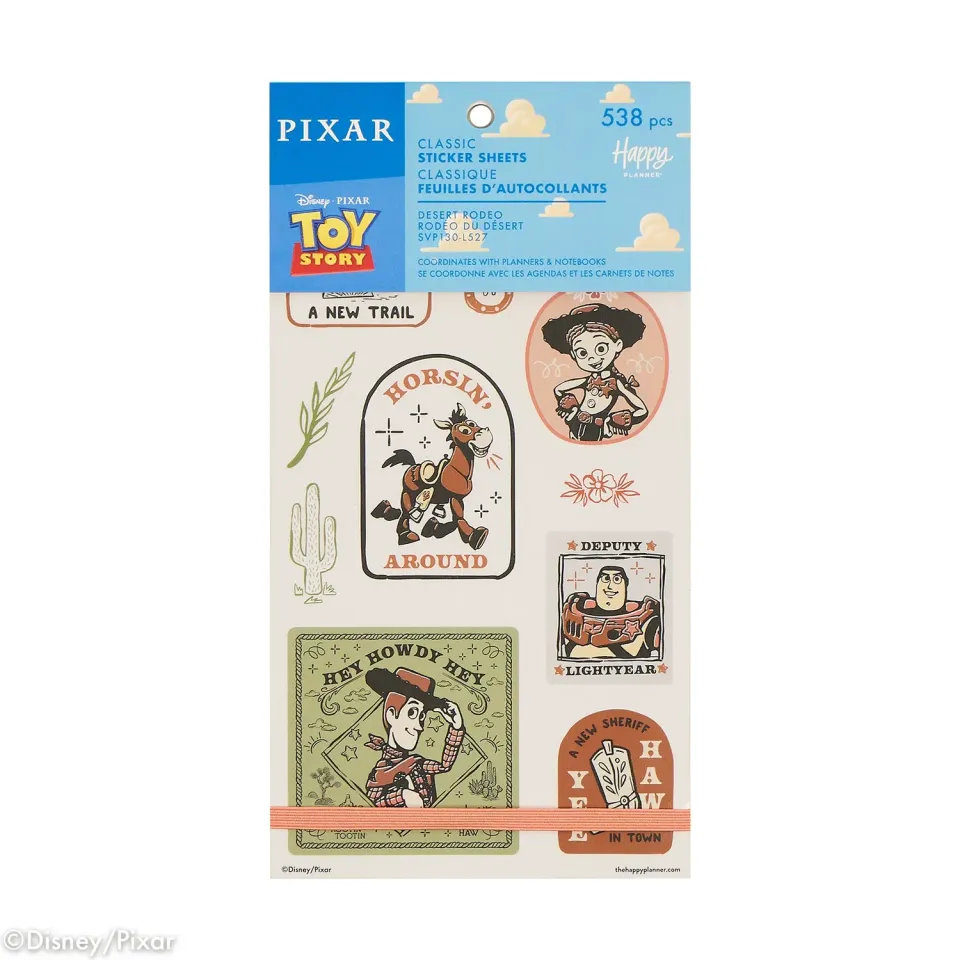 Happy Planner Toy Story Desert Rodeo stickers 30 planches