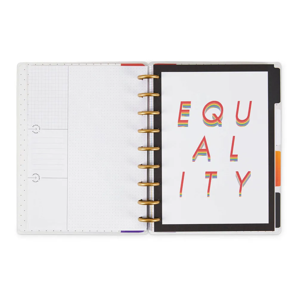Happy Planner Classic agenda vertical non daté Pride 12 mois