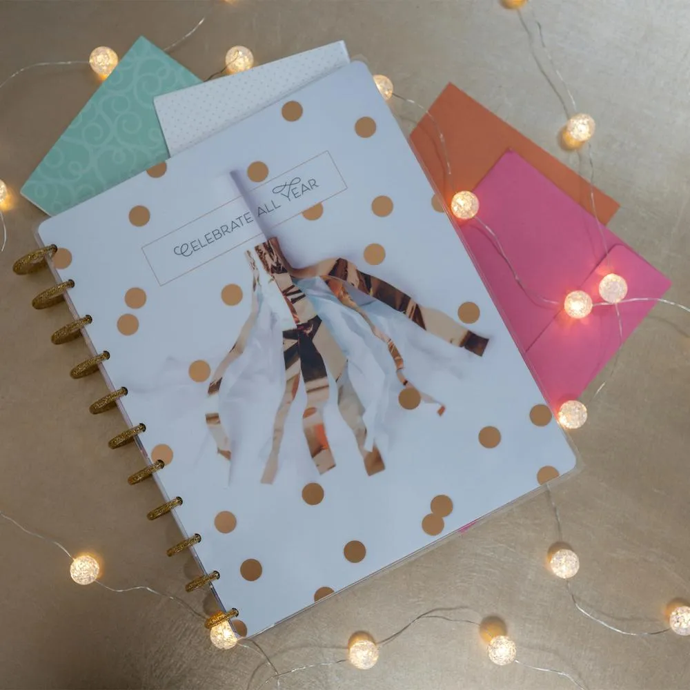 Happy Planner Sweet Celebrations organiseur cartes Big