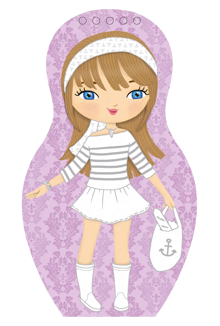 Minimiki Emma en France carnet créatif poupées stickers bracelet