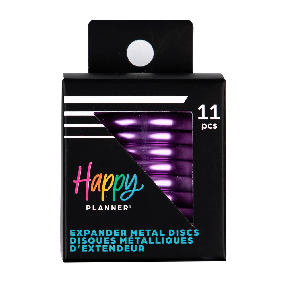 Happy Planner Violet Expander disques métal x11 violet