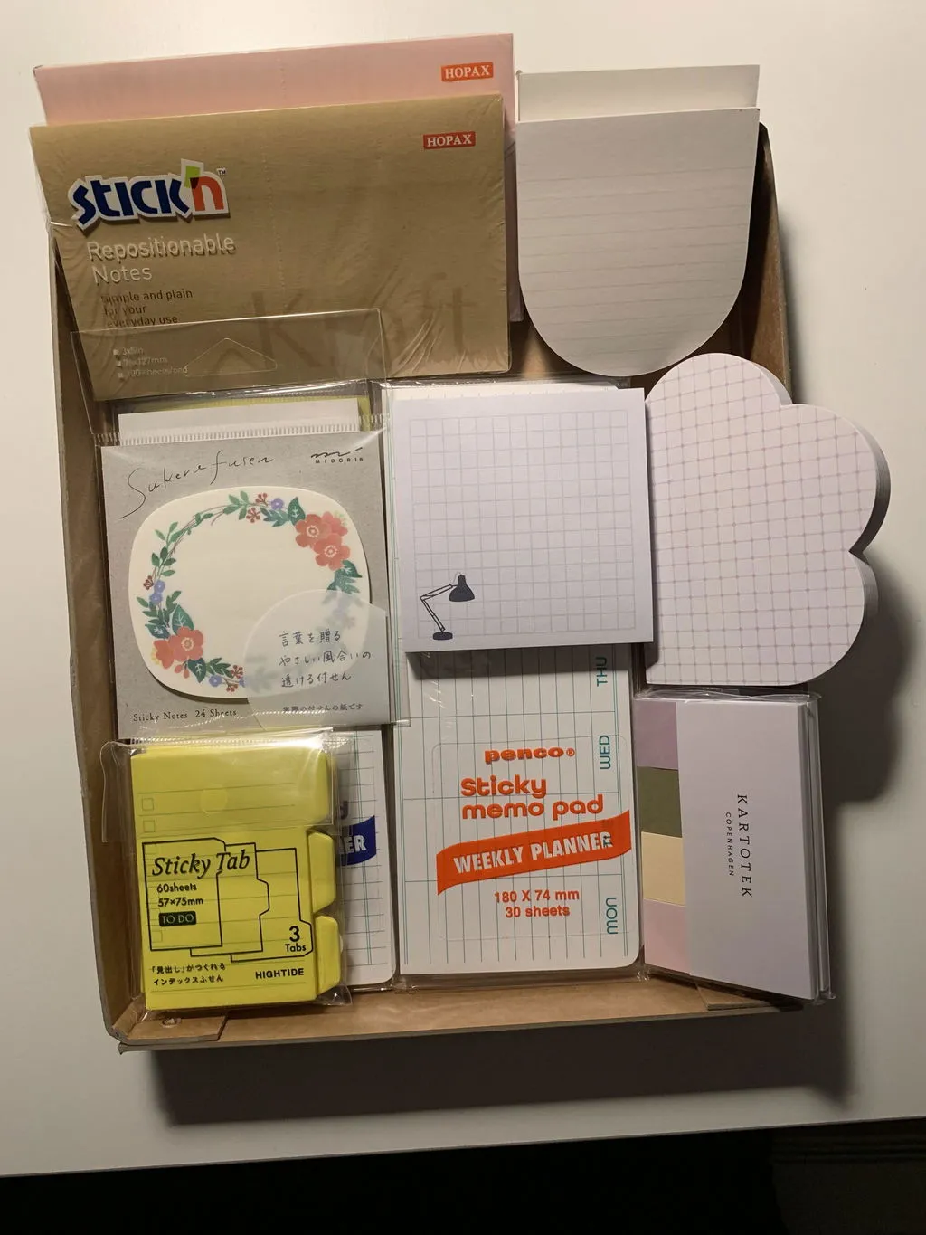 Kartotek Sticky Notes Cloud pense-bête nuage 90 feuilles