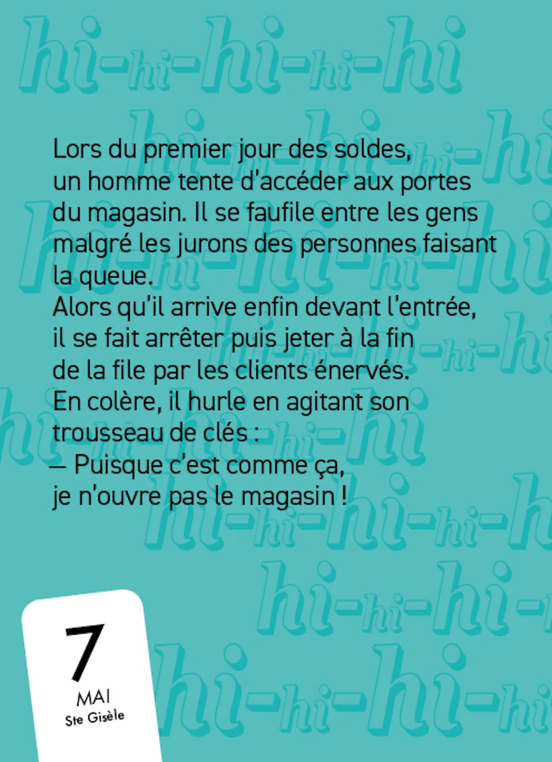 Frigobloc Blagues de m*rde calendrier 365 jours humour