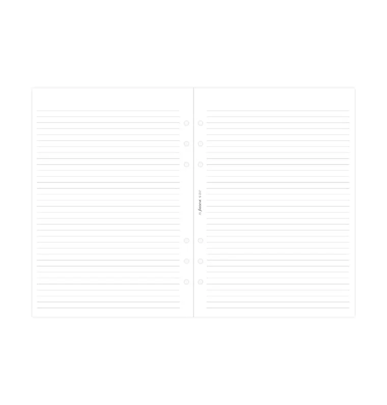 Filofax Classic bloc-notes ligné A5 blanc 50 feuilles