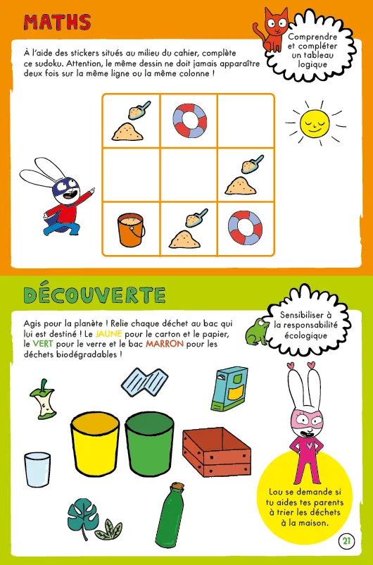 Les Incollables Simon Grande Section au CP cahier vacances 5-6 ans