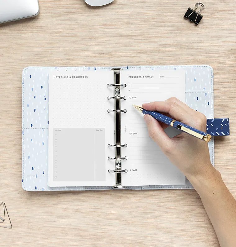 Filofax Classic Personal recharge projets objectifs 56 feuilles